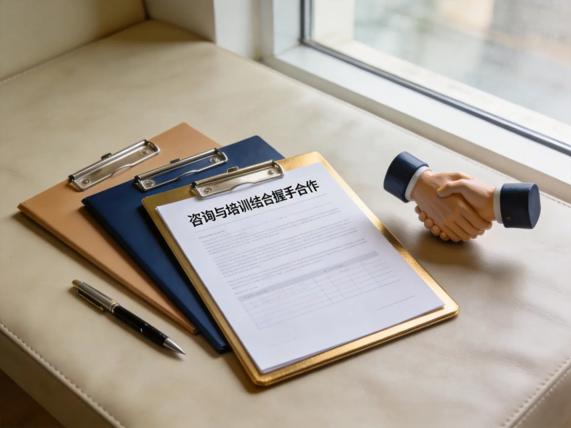 咨询+培训模式三阶段流程示意