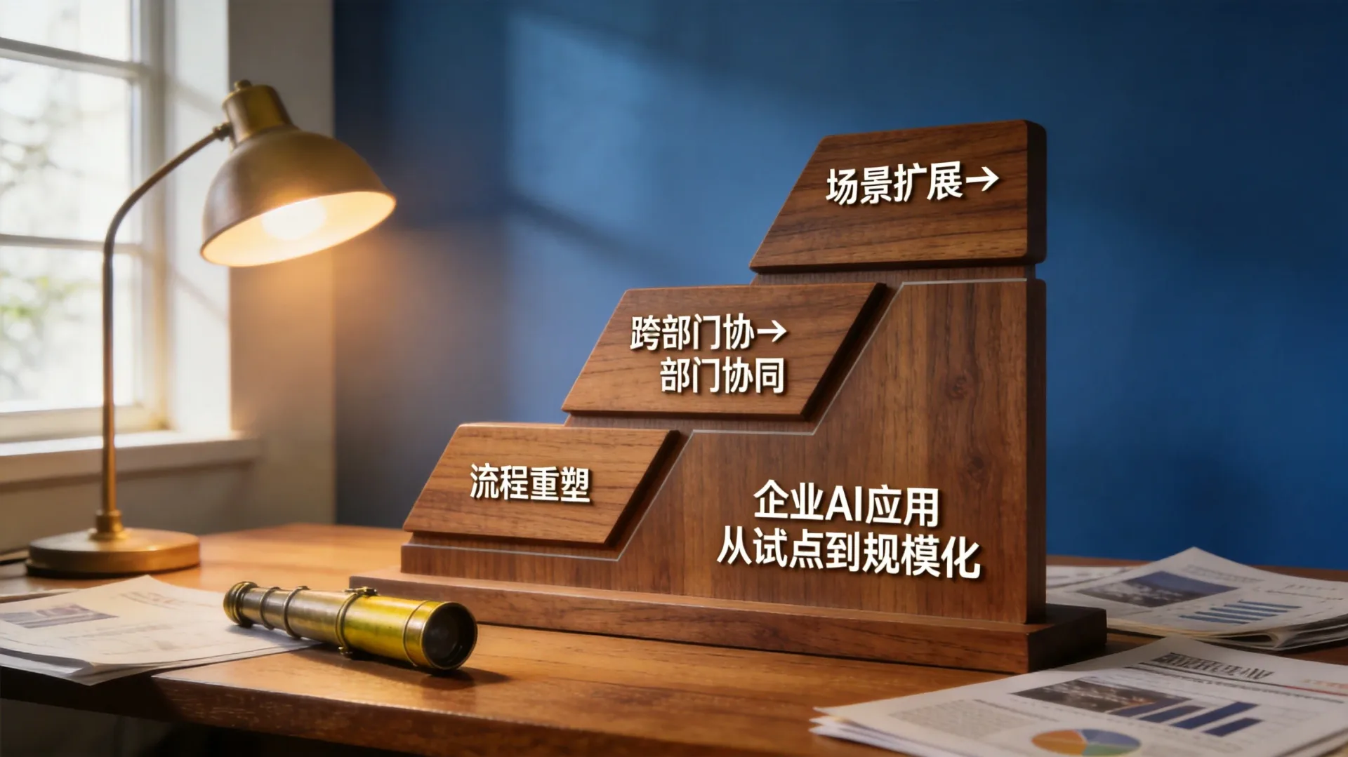 企业AI应用规模化落地路线图:从1个试点到全公司推广的3个关键里程碑